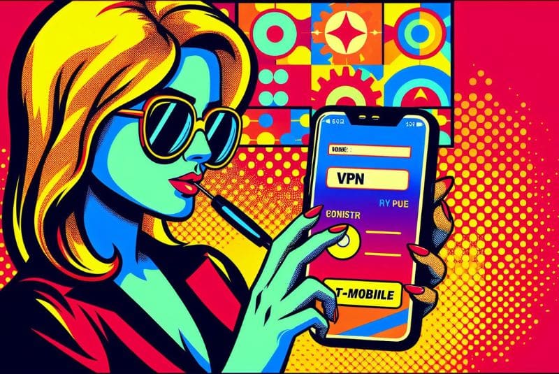 Top T-Mobile VPNs 2025: Enhance Privacy with FamilyMode & More 2 woman using vpn tmobile